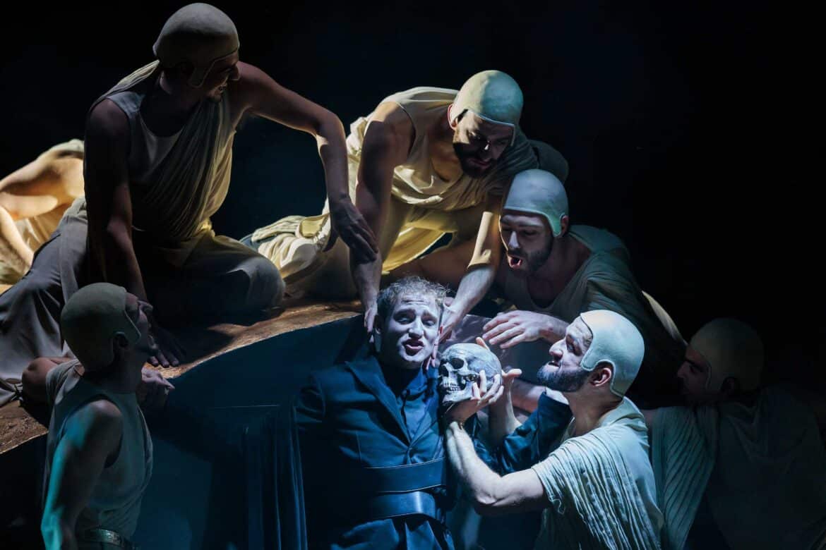 RAVENNA 9/01/2025. TEATRO ALIGHIERI. PROVE GIULIO CESARE