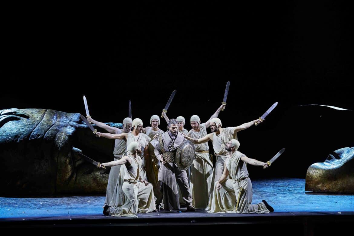 RAVENNA 9/01/2025. TEATRO ALIGHIERI. PROVE GIULIO CESARE